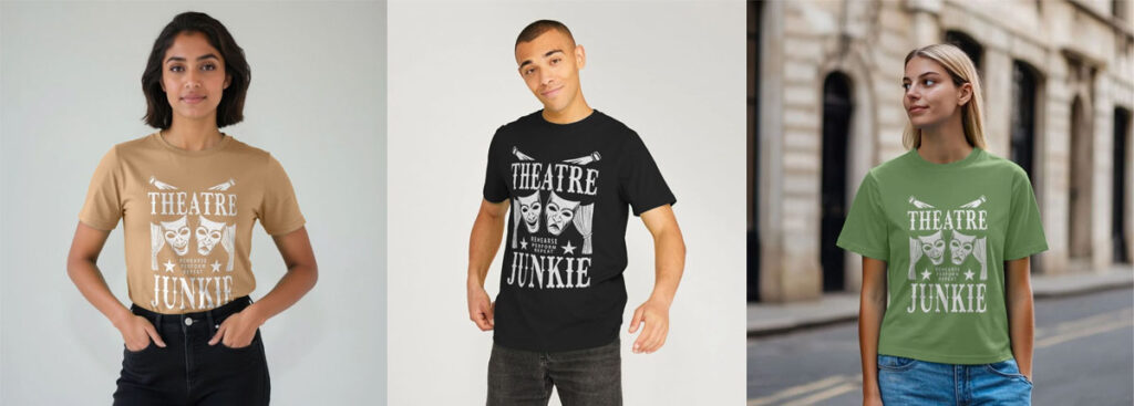 Theatre Junkie T-Shirts - multiple colours